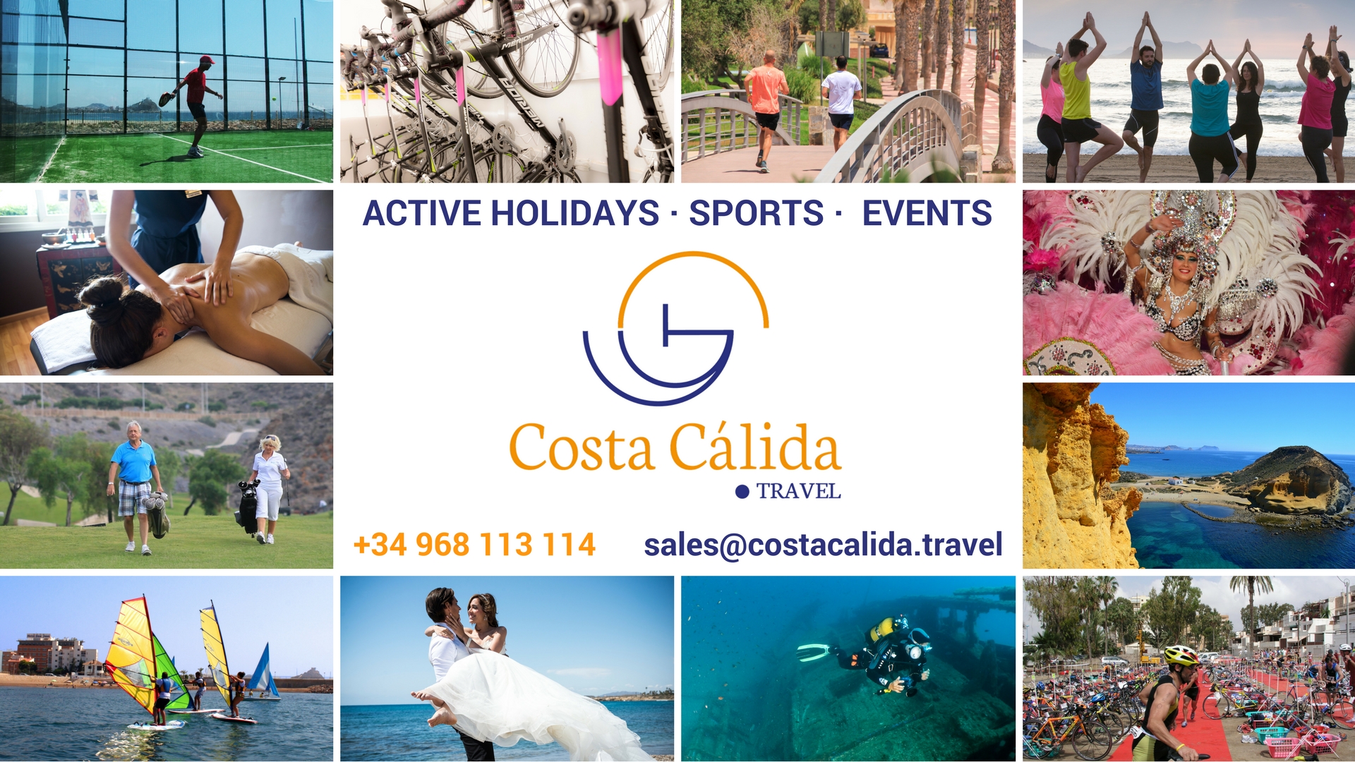 COSTA CÁLIDA .TRAVEL ACTIVE HOLIDAYS - SPORTS - EVENTS